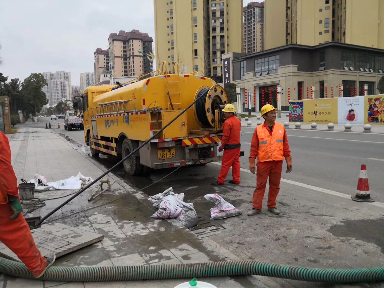 赤峰排污管道清淤-管道清洗